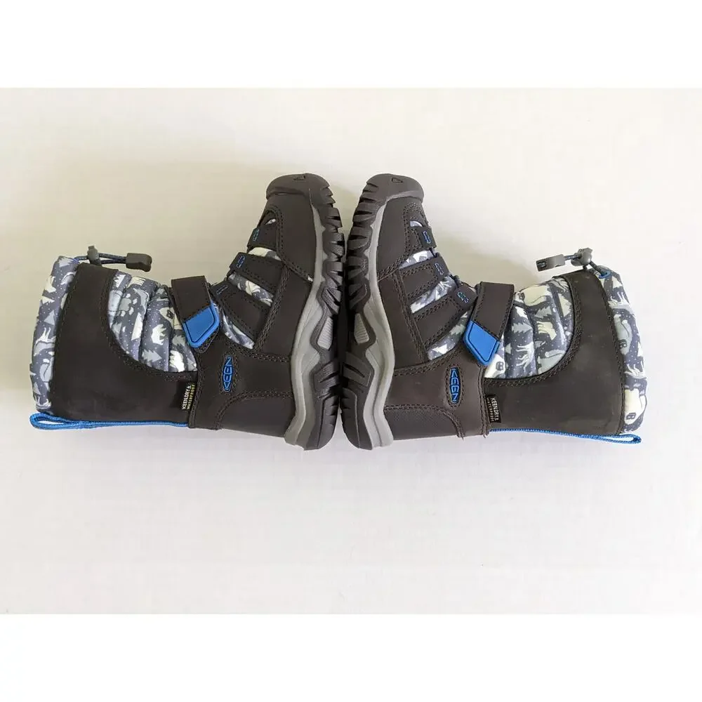NWT Keen Winterport Neo DT Waterproof Boot Size 8 Steel Gray Brilliant Blue